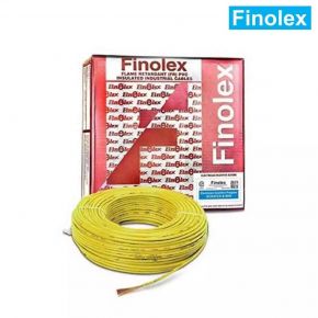 Finolex,FR PVC Wires,1 Sq mm,Yellow, Silver Pack,90 Mtrs