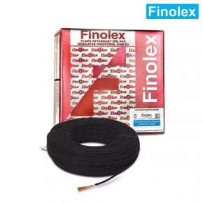 Finolex,FR PVC Wires,1.5 Sq mm,Black, Silver Pack,90 Mtrs