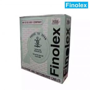 Finolex Telephone Wires 0.4 mm dia 3 pair Grey 90 Mtrs