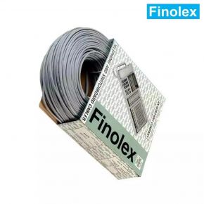 Finolex Telephone Cable 0.5 mm dia 2 pair Grey 90 Mtrs
