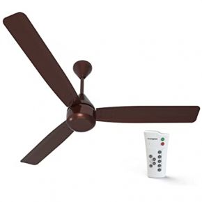 Crompton Energion Groove with Remote Ceilng Fan 1200mm Coffee Brown