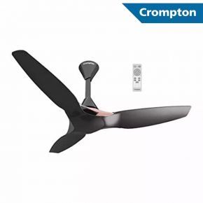 Crompton, Super Premium Ceiling Fans, Silentpro Enso Antidust, Charcoal Grey 1225 mm