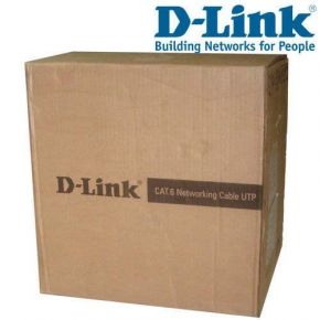 D Link LAN Cable CAT 6 UTP 23AWG Solid 4 pair 305 Mtrs