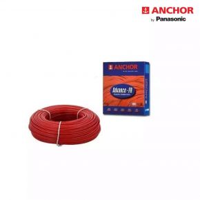 Anchor ADVANCE, FR, Wires, 1.5 Sq mm, Red, 90 Mtrs