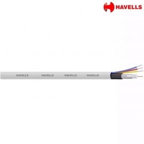 Havells CCTV Cable Wires, 3 + 1, Grey 305 Mtrs