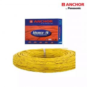 Anchor Advance, FR, Wires, 1 Sq mm, Yellow, 90 Mtrs